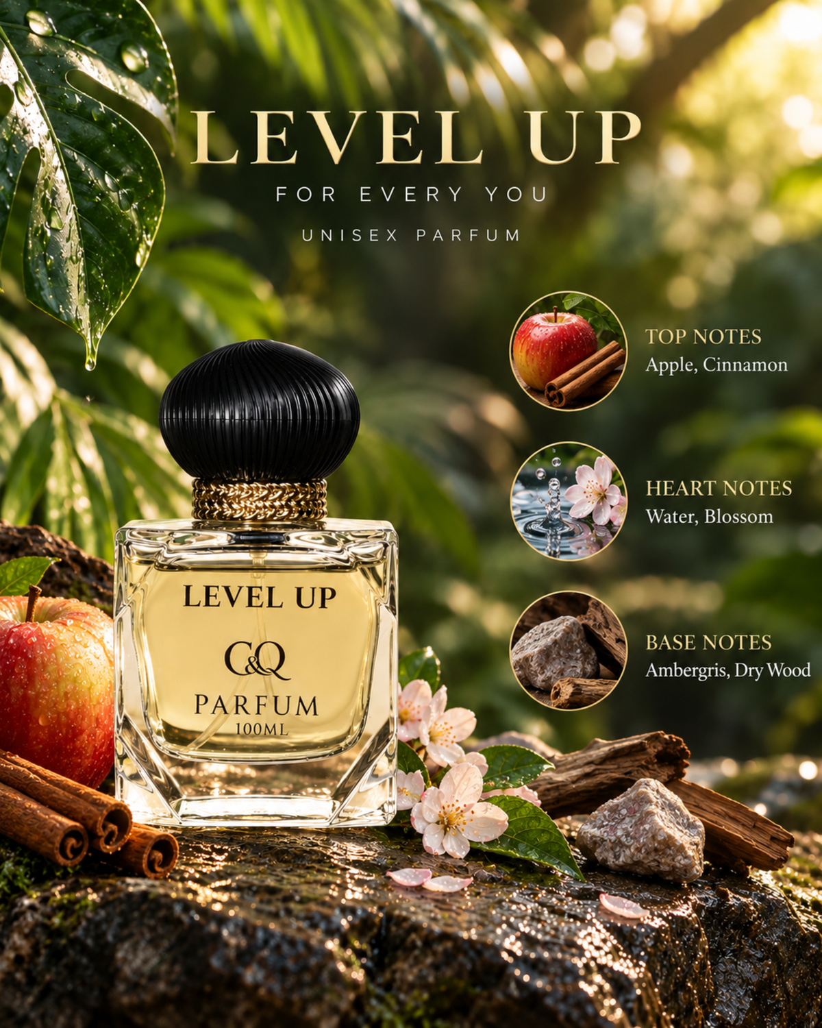 LEVEL UP — Unisex Parfum | Fresh Spicy Woody Fragrance