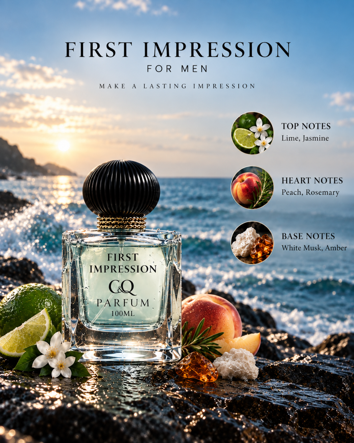 FIRST IMPRESSION — Confident Men's Signature Parfum | Premium Fragrance